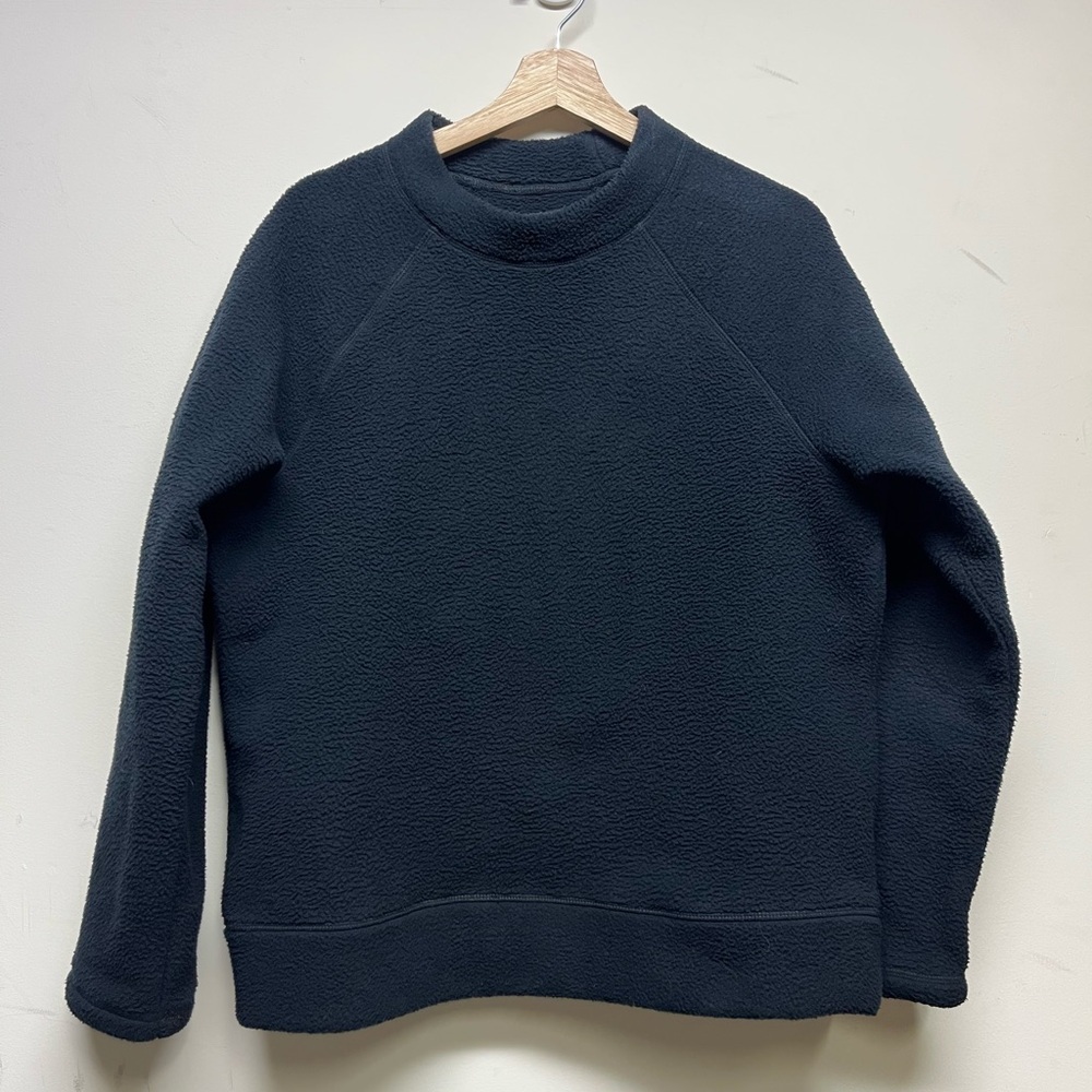 Aime Leon Dore Navy Crewneck Fleece Sweater
